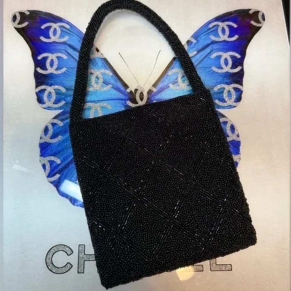 3/$25 Vintage Caroline Rose Beaded Bag